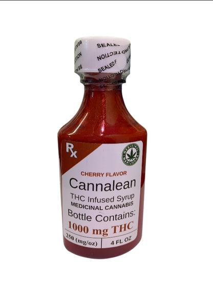 Cherry Syrup 1000mg THC (Cannalean)