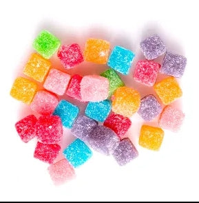 Sour Rainbow Cubes Cannabis Infused Gummies 2400mg THC (Stack n Trees)