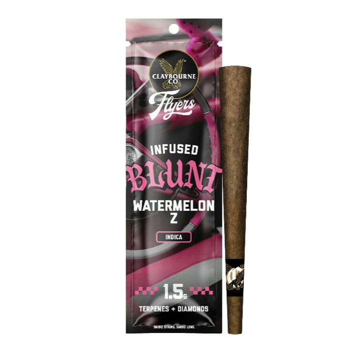 Watermelon Z Flyers Infused Blunt 1.5g (Claybourne Co.)