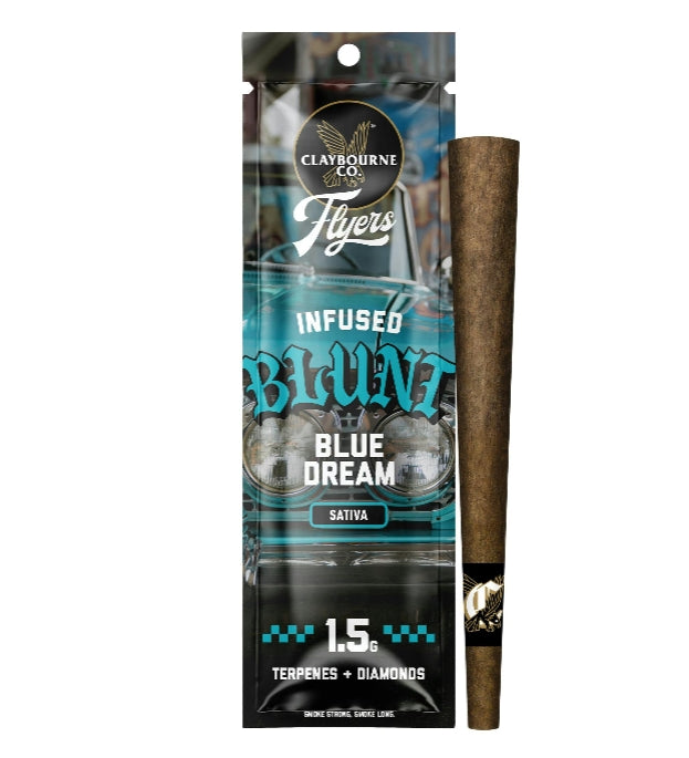 Blue Dream Flyers Infused Blunt 1.5g (Claybourne Co.)