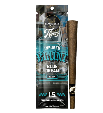 Blue Dream Flyers Infused Blunt 1.5g (Claybourne Co.)
