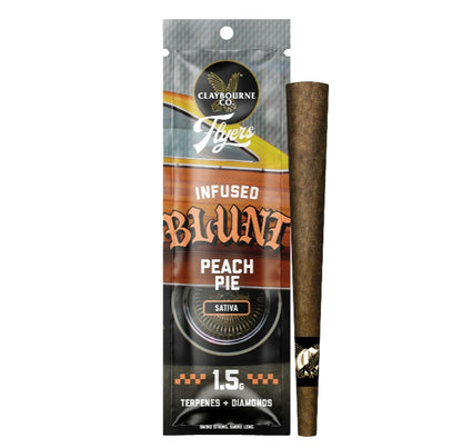 Peach Pie Flyers Infused Blunt 1.5g (Claybourne Co.)