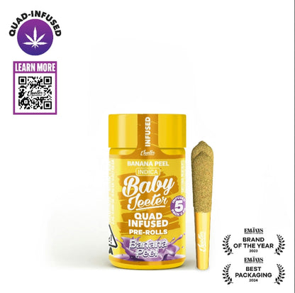 Banana Peel Quad-Infused Baby Jeeter 5pk 2.5g (Jeeter)