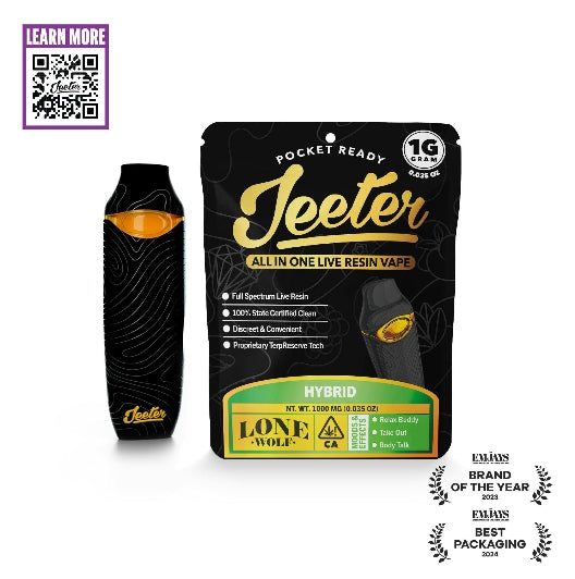 Lone Wolf All In One Live Resin Vape 1g (Jeeter)