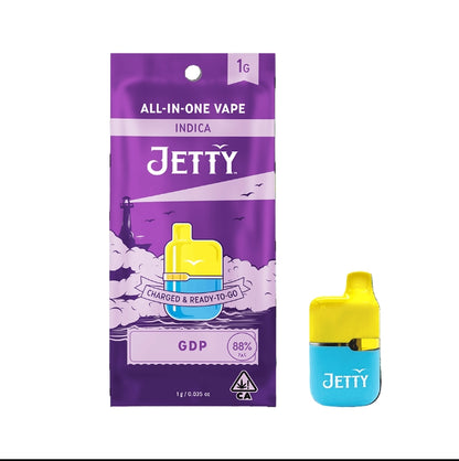 GDP High THC All-in-One Mini Tank Vape 1g (Jetty Extracts)