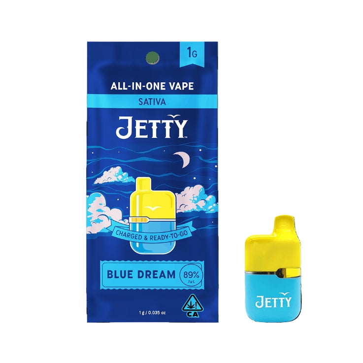 Blue Dream High THC All-in-One Mini Tank Vape 1g (Jetty Extracts)