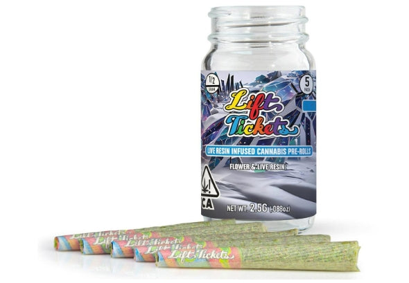 Diamond Bar Infused Pre-Roll 5pk 2.5g (Lift Tickets)