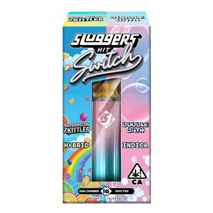 Watermelon Zkittlez X Bubble Bath Dual Tank Disposable 2g (Sluggers Hit)