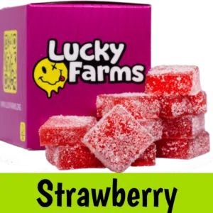 Strawberry Gummies 1000mg THC 10pk (Lucky Farms)