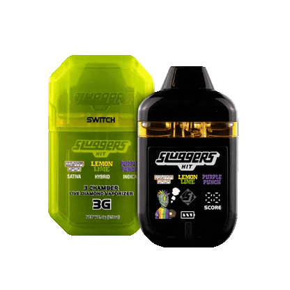 Rainbow Road x Lemon Lime x Purple Punch Switch Chamber Disposable Vape 3g (Sluggers Hit)