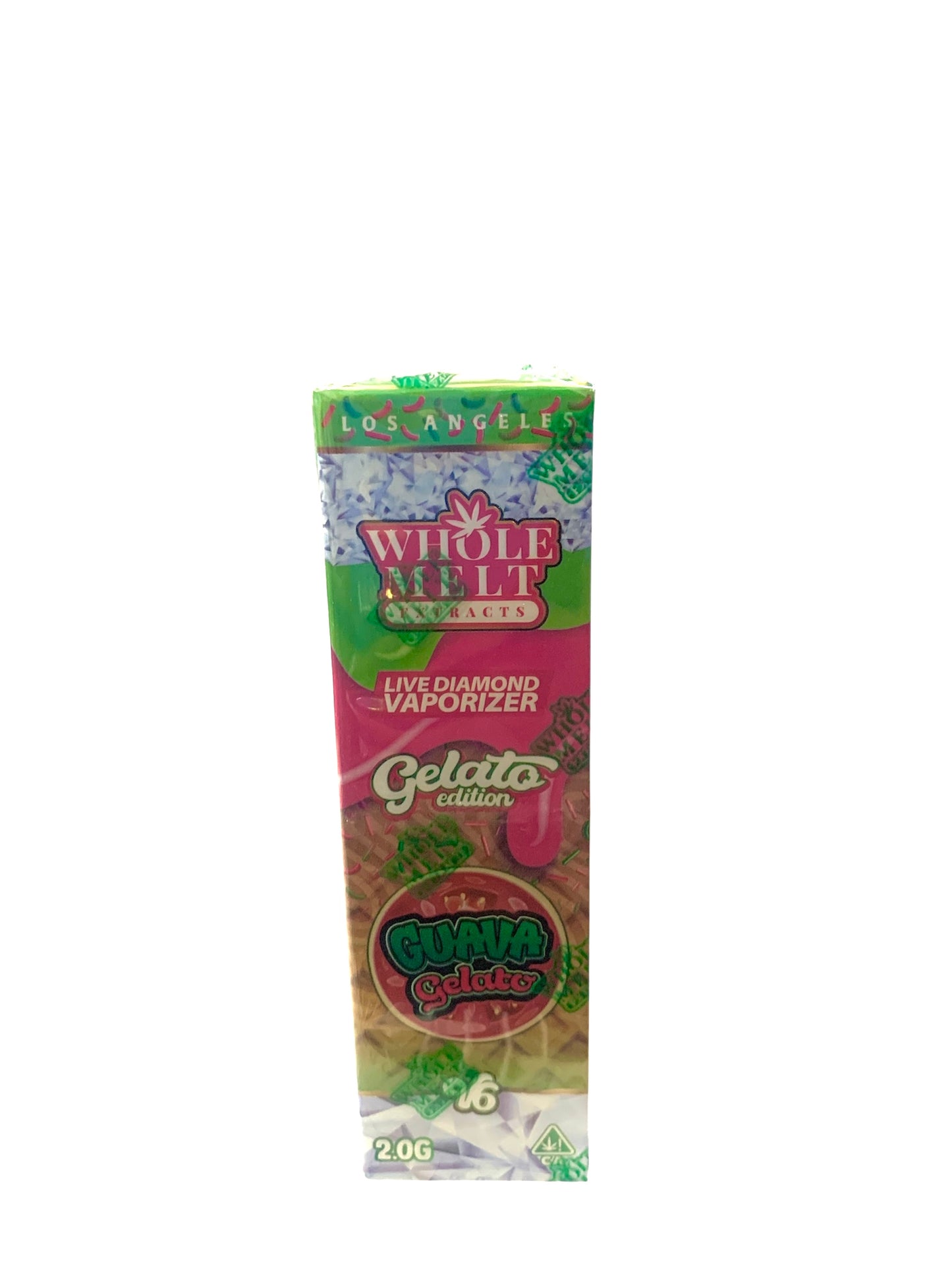 Guava Gelato  Live Diamonds Disposable 2g (WHOLE MELT EXTRACTS)