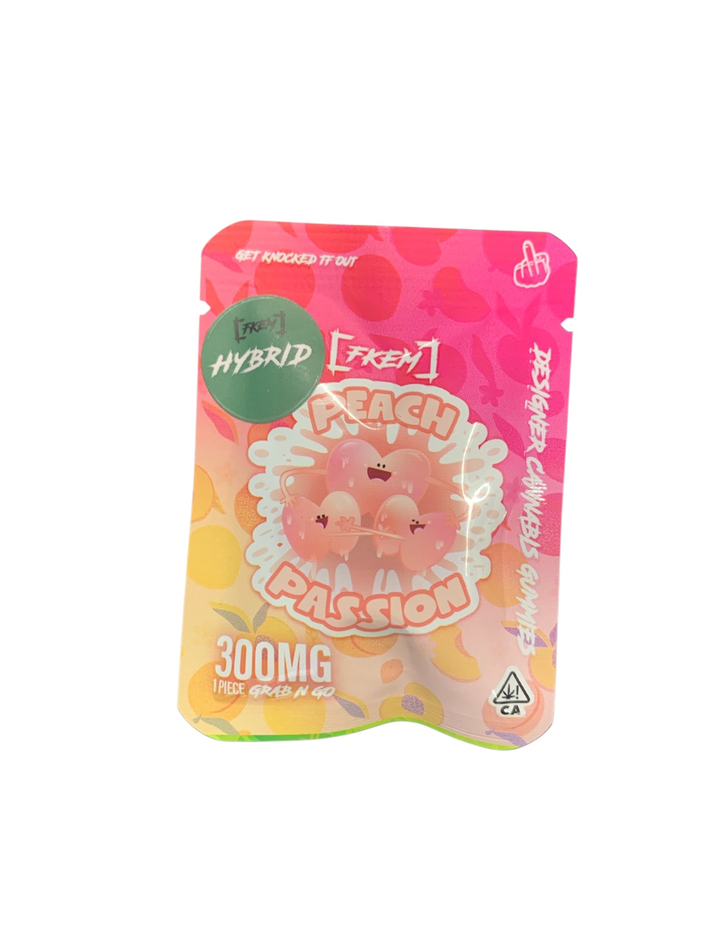 Peach Passion Grab N Go Single 300mg (FKEM EDIBLES)