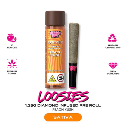 Peach Kush Loosie Diamond Infused Pre-Roll 1.25g (Bodega Boyz)