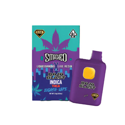 Baja Blast Liquid Diamond x Live Resin Disposable 3.5g (Smashed)