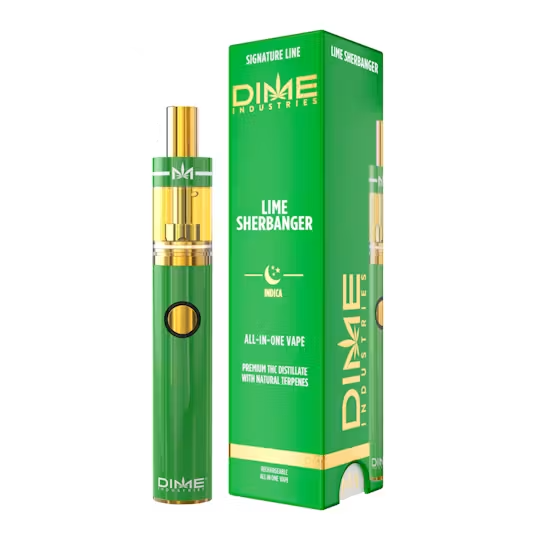 Lime Sherbanger Signature Line Disposable 2G (Dime Industries)