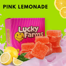 Pink Lemonade Gummies 1000mg THC 10pk (Lucky Farms)
