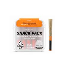 Orange Slush × Straw Tangie Live Diamond Infused Mini Pre Rolls 5pk (2.5g) (Boutiq)