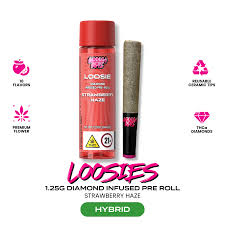 Strawberry Haze Loosie Diamond Infused Pre-Roll 1.25g (Bodega Boyz)