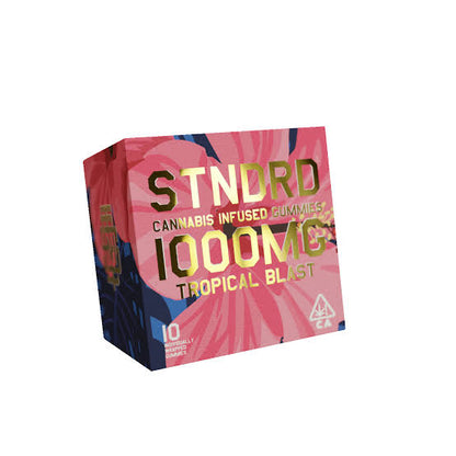 Tropical Blast Indica Liquid Diamond Infused Gummies 1000mg (STNDRD)