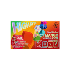 Spicy Mango Gummy 100mg THC 100mg CBD (Highatus)